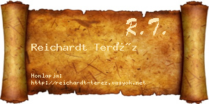 Reichardt Teréz névjegykártya